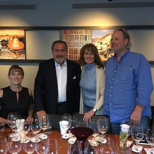 Michel Rollad with Planet Grape Wine Review Team