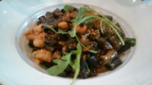 squid ink mezze maniche