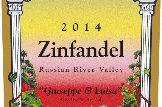 2014 Martinelli Zinfandel Giuseppe & Luisa Russian River Valley