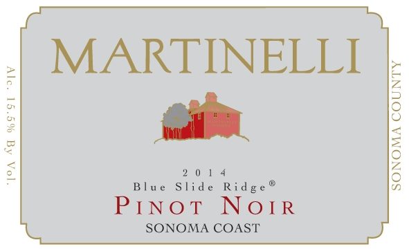 2013 Martinelli Pinot Noir Blue Slide Ridge Sonoma Coast