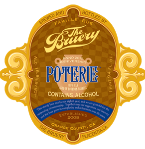 2016 The Bruery Poterie Placentia California