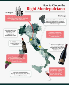 MONTEPULCIANO THE GRAPE VS MONTEPULCIANO THE REGION