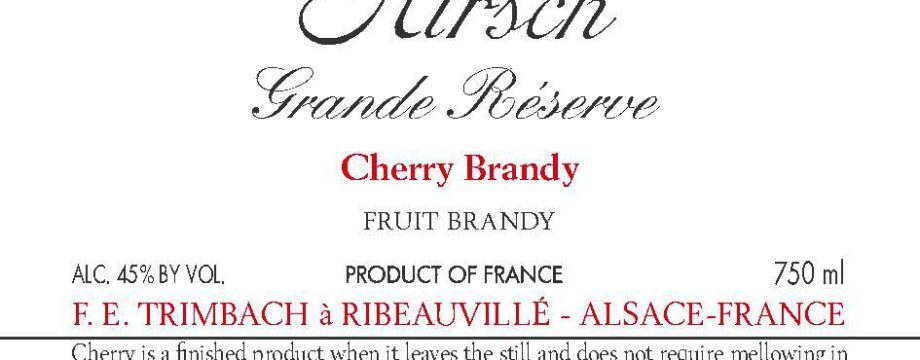Trimbach Kirsch Grande Reserve Cherry Brandy Alsace