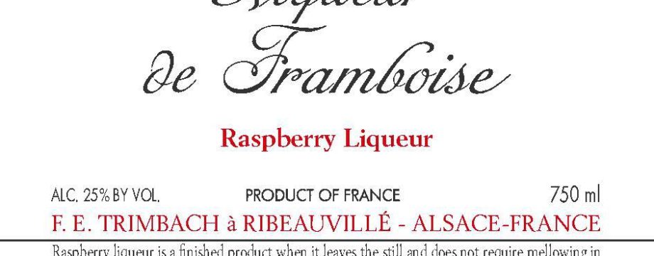 Trimbach Liqueur de Framboise Raspberry Liqueur Alsace