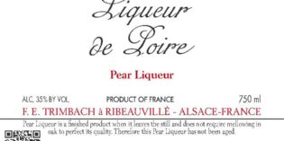 Trimbach Liqueur de Poire Pear Liqueur Alsace