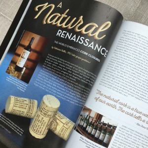 A NATURAL RENAISSANCE  – THE WORLD EMBRACES CORK CLOSURES