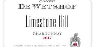 2017 De Wetshof Chardonnay Unwooded Limestone Hill Robertson