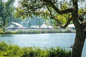Lodi ZinFest tents from across Mokelumne River (3)