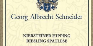 2018 Georg Albrecht Schneider Niersteiner Hipping Riesling Spatlese